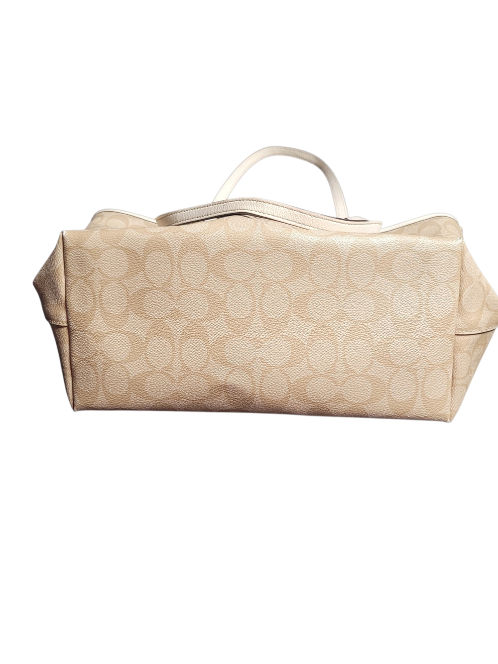 Coach Pink Signature Tote with Gold Hardware - Picture 2 of 4